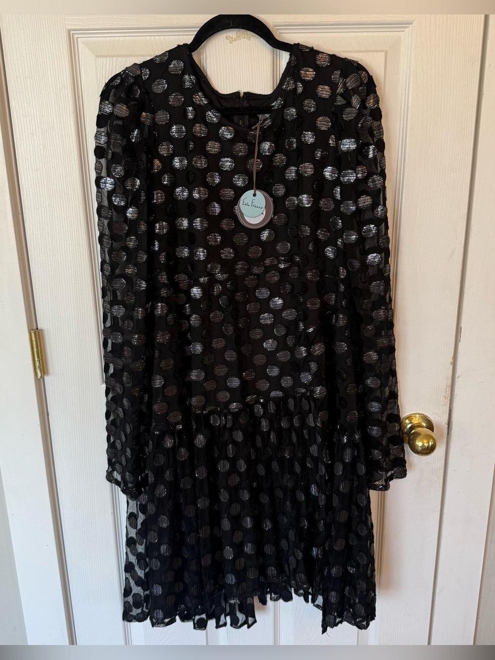 Eva Franco Mila dress in disco dot • Sz 12 - Picture 2 of 6